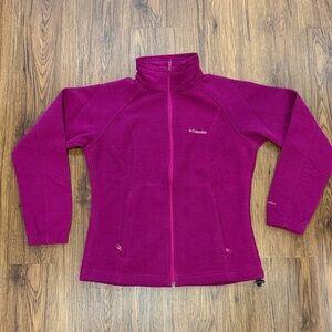 Columbia Women's Hot Pink Omni Heat Thermal Fleece Jacket